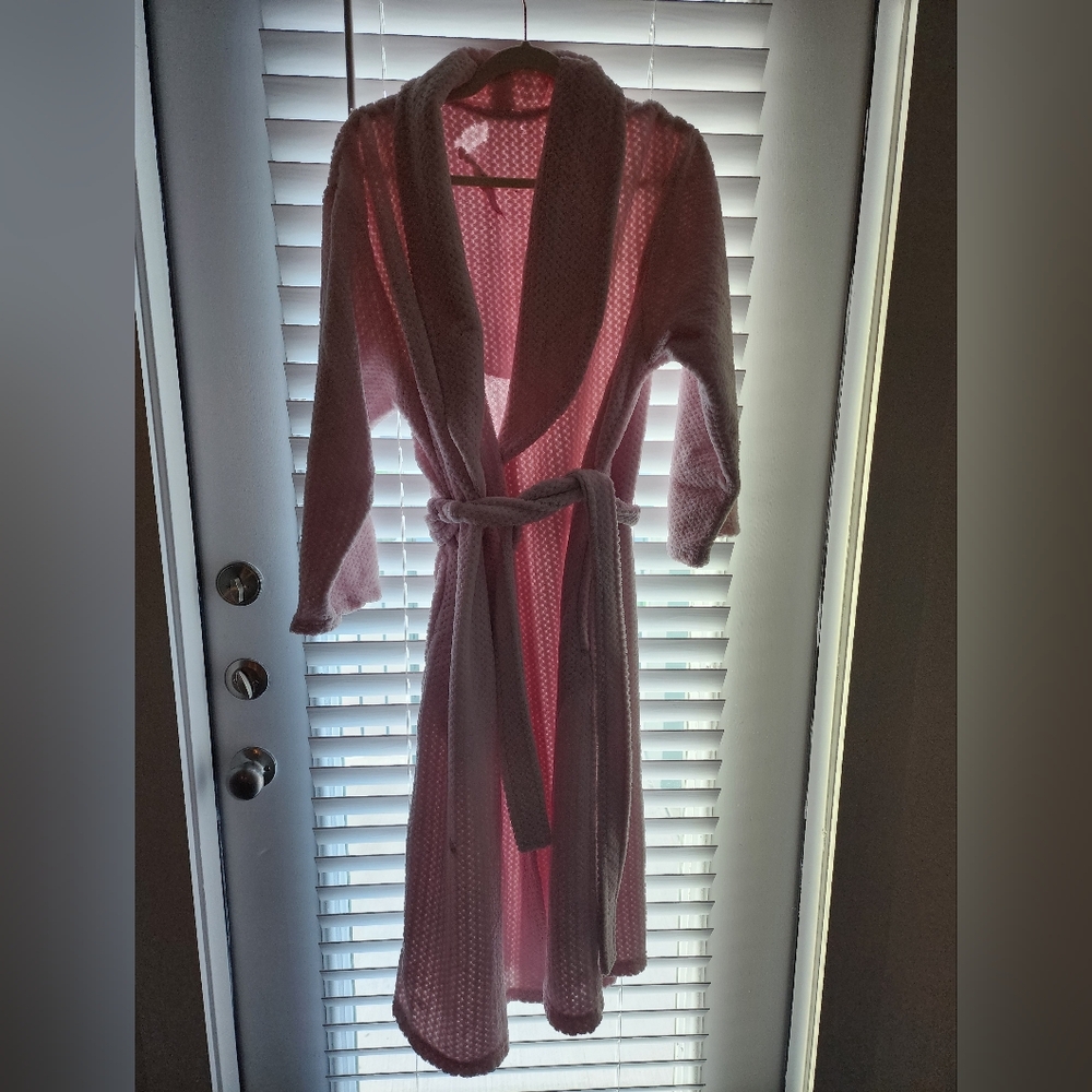 Pink soft robe